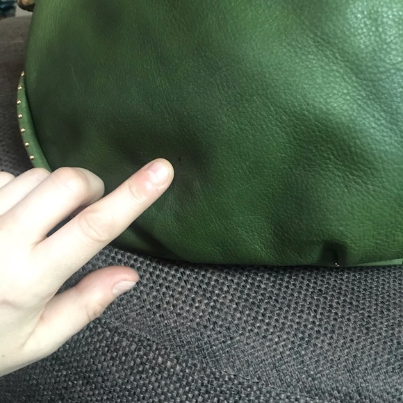 Juicy Couture vintage leather hobo in olive - Picture 15 of 16